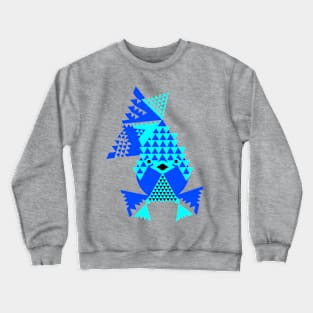 Tropical Fish, Blue Crewneck Sweatshirt